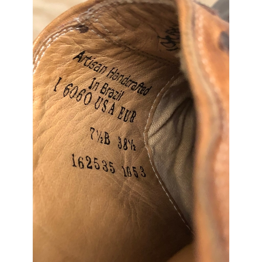 Lucchese Charlie 1 Horse Mules 7.5b Brown Western Boho Boots Southwestern — image 5 of 8